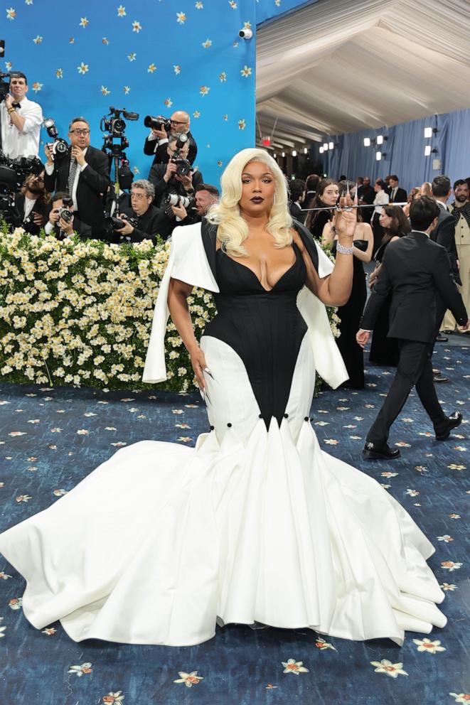 PHOTO: Lizzo attends the 2025 Met Gala Celebrating "Superfine: Tailoring Black Style" at Metropolitan Museum of Art, May 5, 2025, in New York.