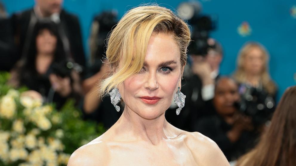 PHOTO: Nicole Kidman attends the 2025 Met Gala Celebrating "Superfine: Tailoring Black Style" at Metropolitan Museum of Art, May 5, 2025. in New York.
