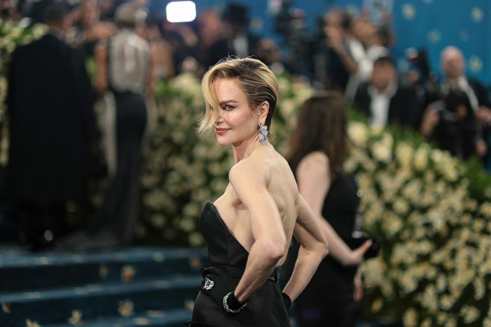 PHOTO: Nicole Kidman attends the 2025 Met Gala Celebrating "Superfine: Tailoring Black Style" at Metropolitan Museum of Art, May 5, 2025, in New York.