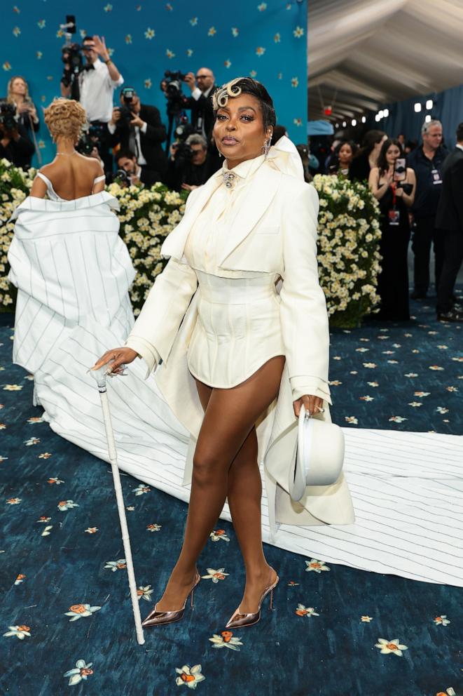 PHOTO: Taraji P. Henson attends the 2025 Met Gala Celebrating "Superfine: Tailoring Black Style" at Metropolitan Museum of Art, May 5, 2025, in New York.
