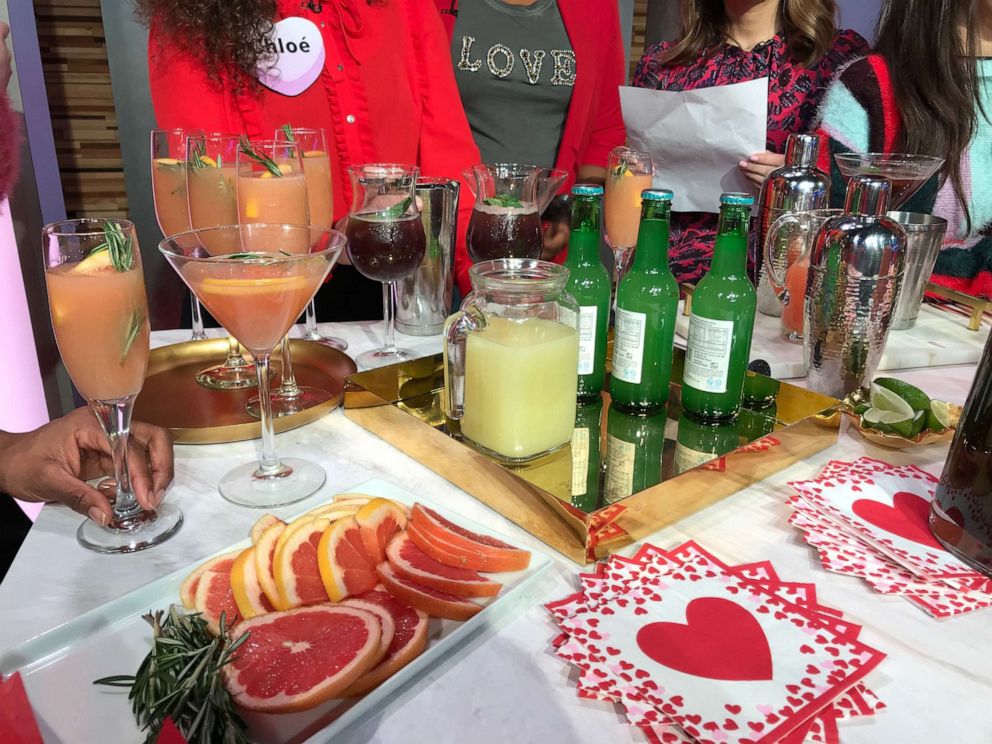 PHOTO: Mocktails for a Galentine's Day celebration on "GMA."