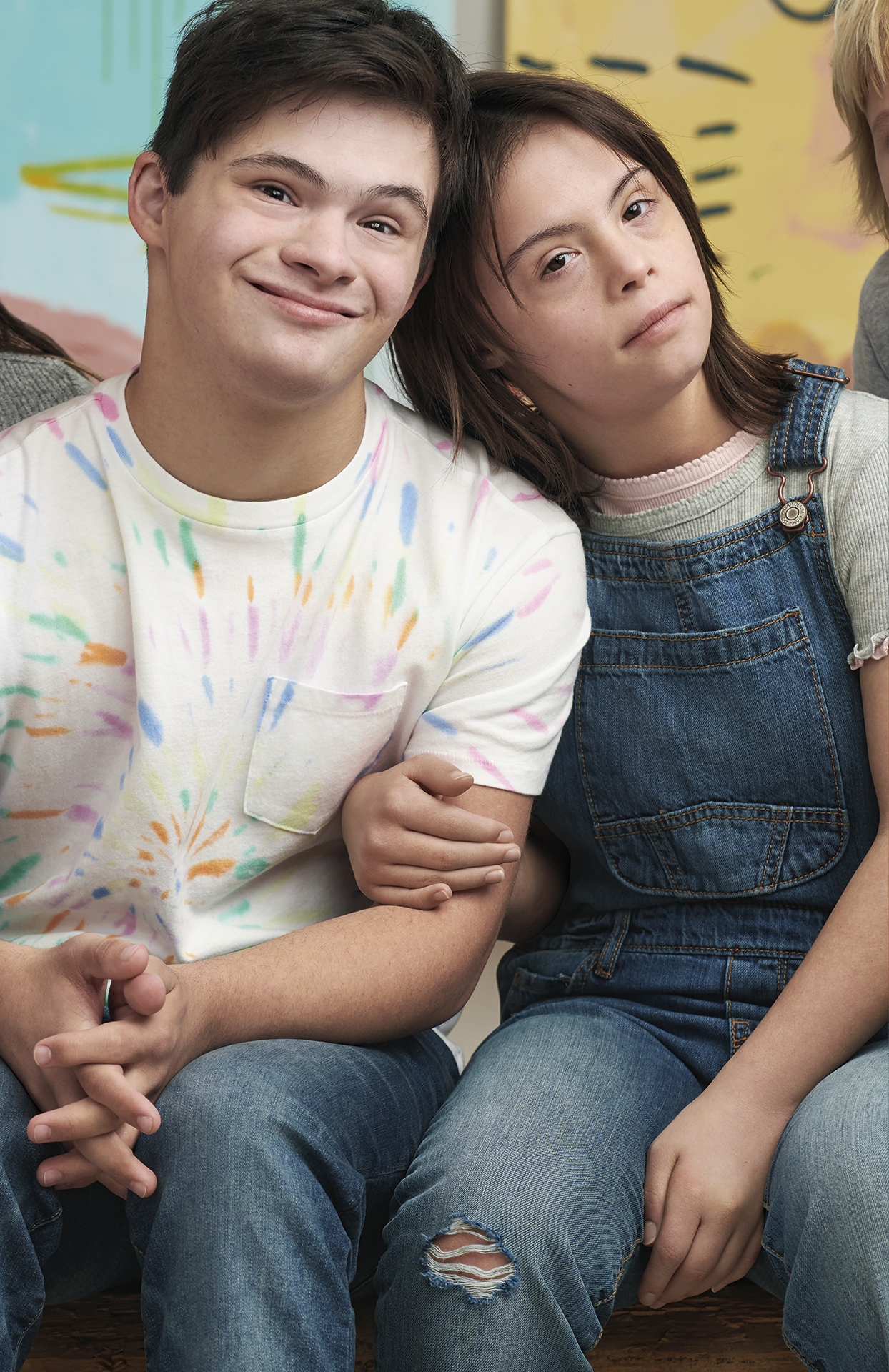 PHOTO: Youth activist Archie Eicher, left, with his sister Sevy Eicher, appear in the Gap's "Generation Good" campaign, featuring inclusive activists and artists.