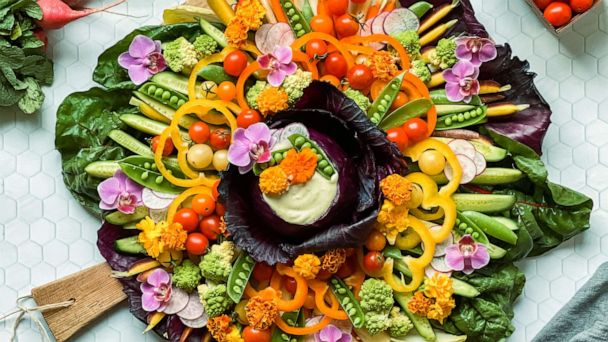 How to make a fresh summer garden vegetable board - Good Morning America