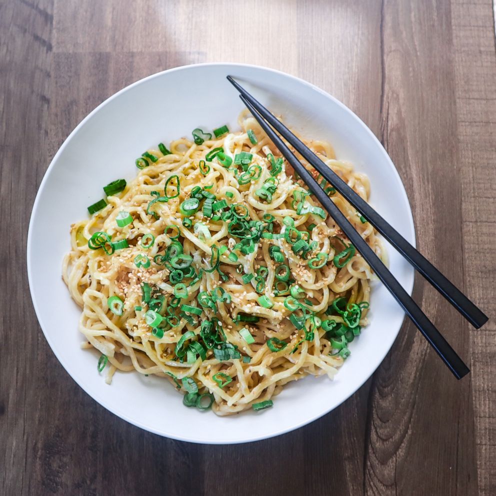 PHOTO: Chef Tu David Phu's garlic noodles.