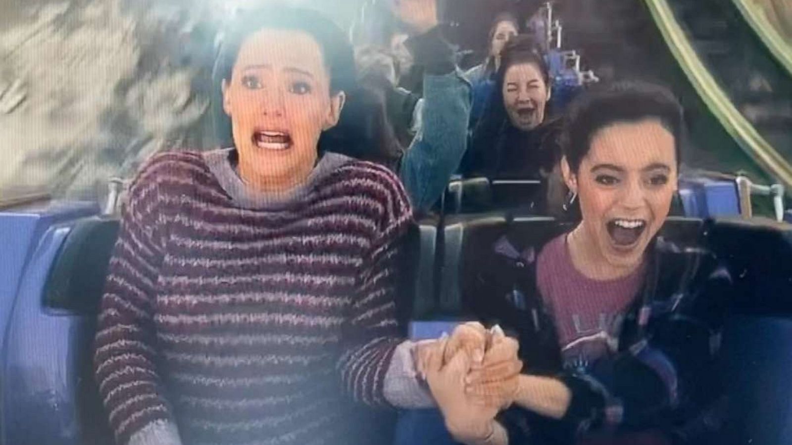 PHOTO: Jennifer Garner posted a video of herself riding the "Twisted Colossus" at Six Flags Magic Mountain while filming a scene for her new film, "Yes Day."