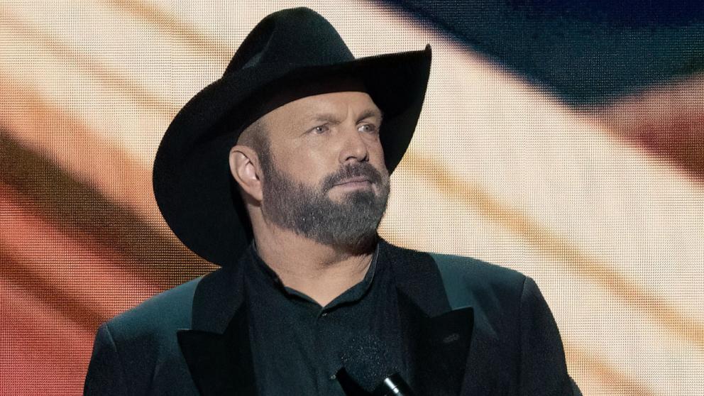 PHOTO: Garth Brooks performs during the Academy of Country Music Awards in Frisco, Texas, May 11, 2023. 