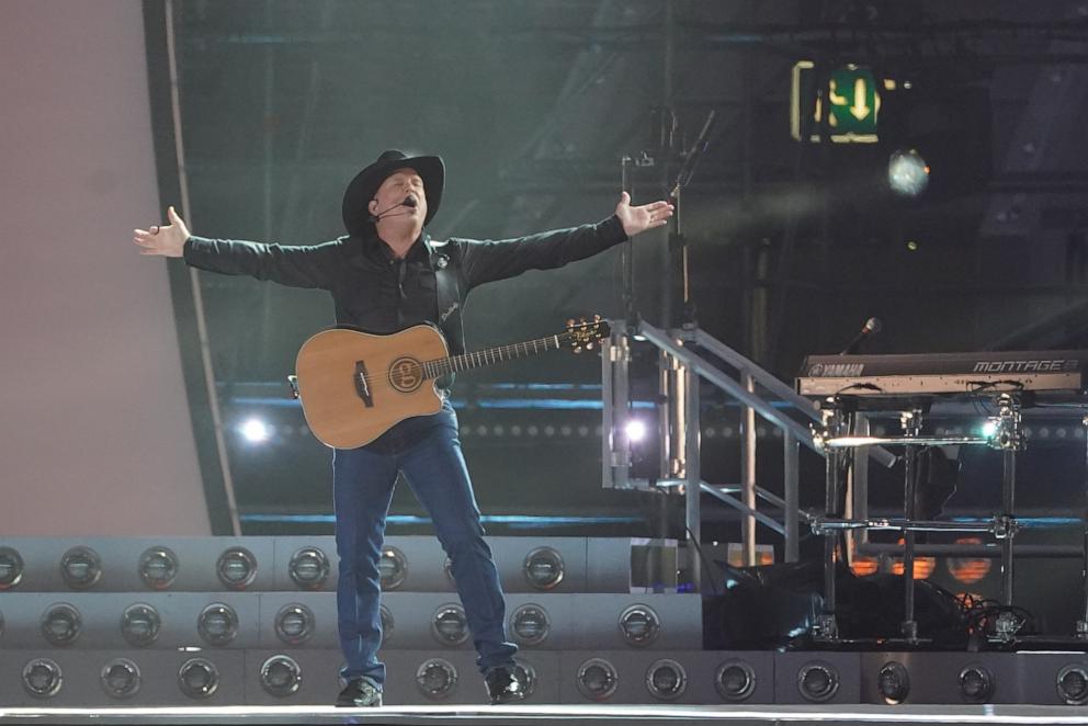 PHOTO: Garth Brooks performs at Croke Park in Dublin., Sept. 9, 2022. 