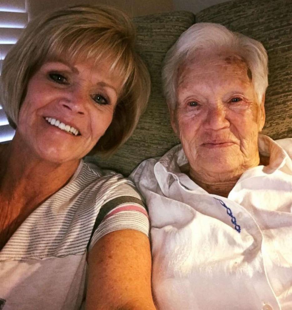 PHOTO: Bobbee Rudy with her late mom Shirley Mower.