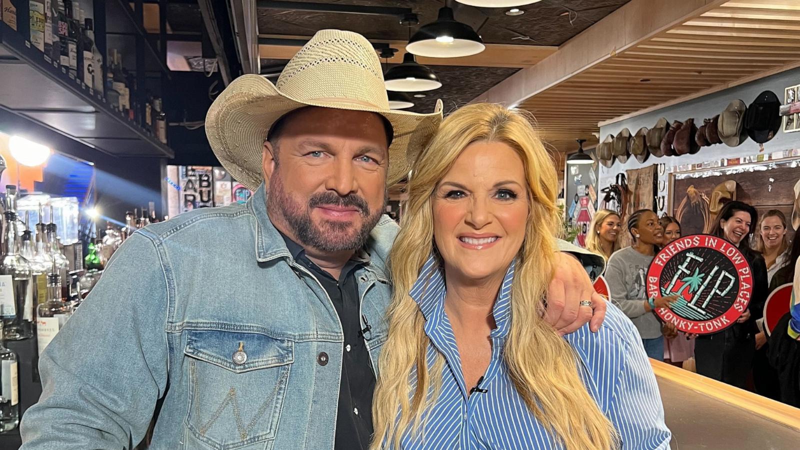 PHOTO: Garth Brooks and Trisha Yearwood appear on GMA, Mar. 7, 2024.