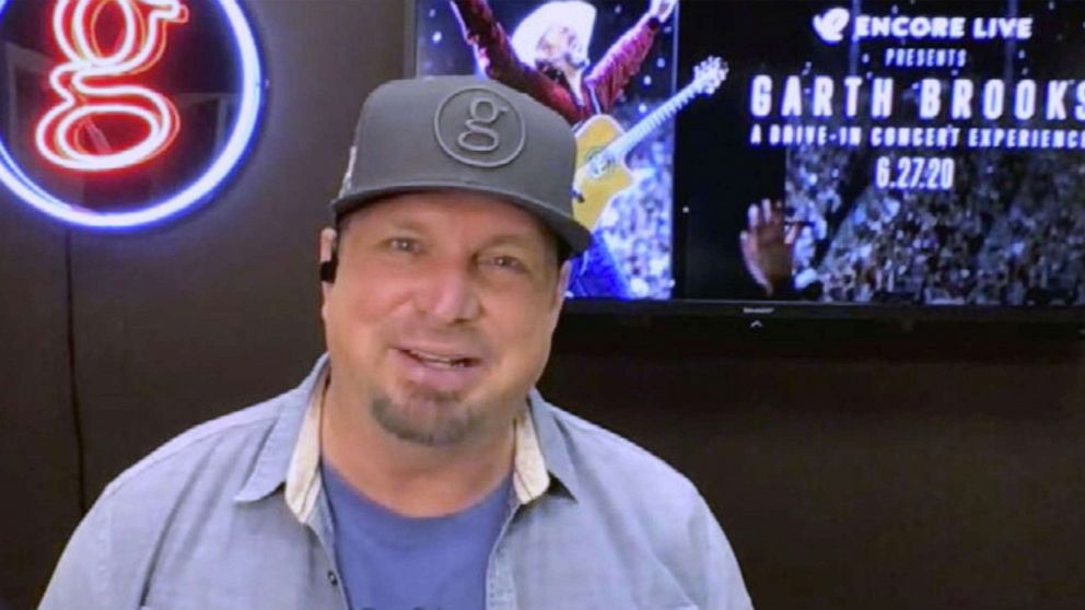 Garth Brooks drive-in concert coming to over 300 locations - Good Morning  America