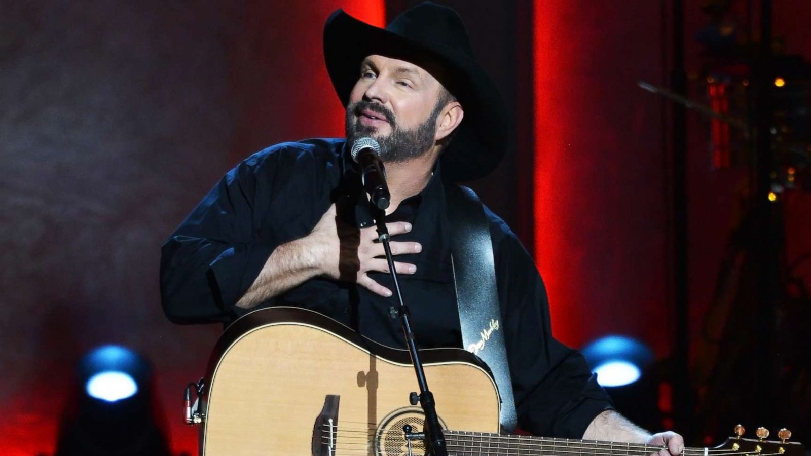 PHOTO:Garth Brooks performs at The Library of Congress Gershwin Prize tribute concert at DAR Constitution Hall on March 4, 2020 in Washington, D.C.