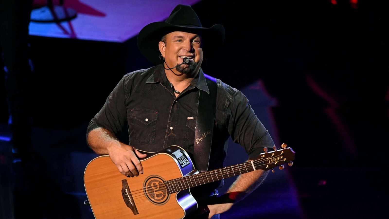 PHOTO: Garth Brooks performs onstage at the 2020 Billboard Music Awards, broadcast on Oct. 14, 2020, at the Dolby Theatre in Los Angeles.