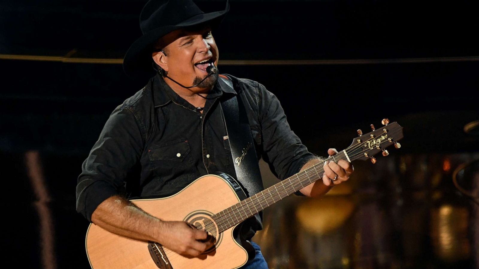 PHOTO: Garth Brooks performs onstage at the 2020 Billboard Music Awards, broadcast on Oct. 14, 2020 at the Dolby Theatre in Los Angeles.