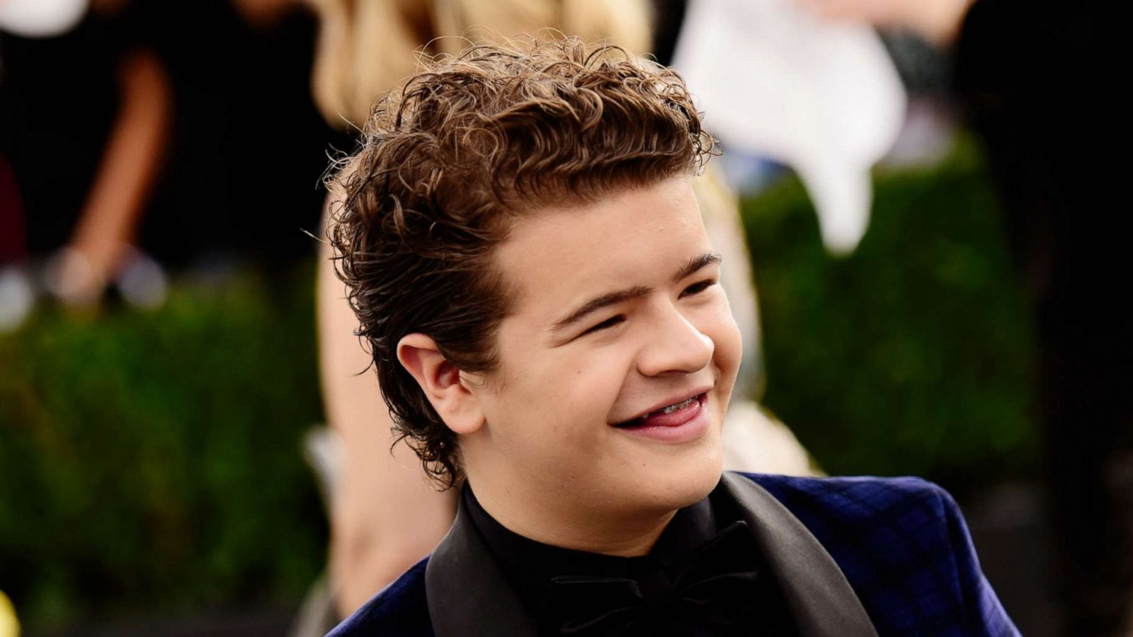 PHOTO: LOS ANGELES, CALIFORNIA - JANUARY 19: Actor Gaten Matarazzo attends the 26th annual Screen ActorsÂ Guild Awards at The Shrine Auditorium on January 19, 2020 in Los Angeles, California.