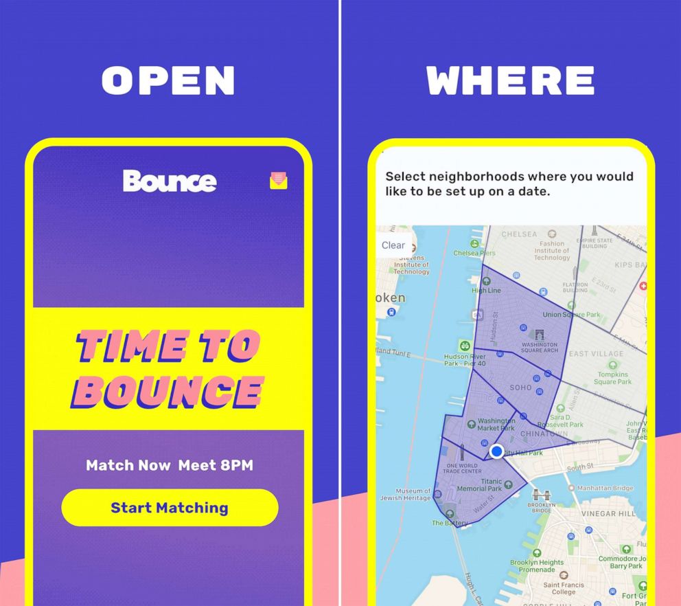 PHOTO: The makers of Bounce say that their app is "for people who actually want to meet new people."
