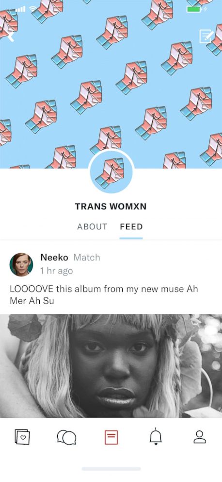 PHOTO: The makers of Her say that the app is for profile-matching and community-making to connect 'womxn' and queer people.