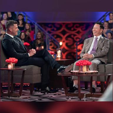 PHOTO: “Golden Bachelorette” host Jesse Palmer and Charles L. appear in this episode from “The Men Tell All” episode.