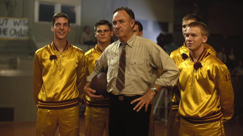 PHOTO: Gene Hackman on Hoosiers, 1986.