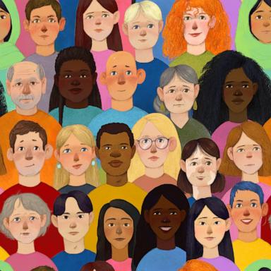 PHOTO: An illustration featuring a diverse group of people from different ages and backgrounds.