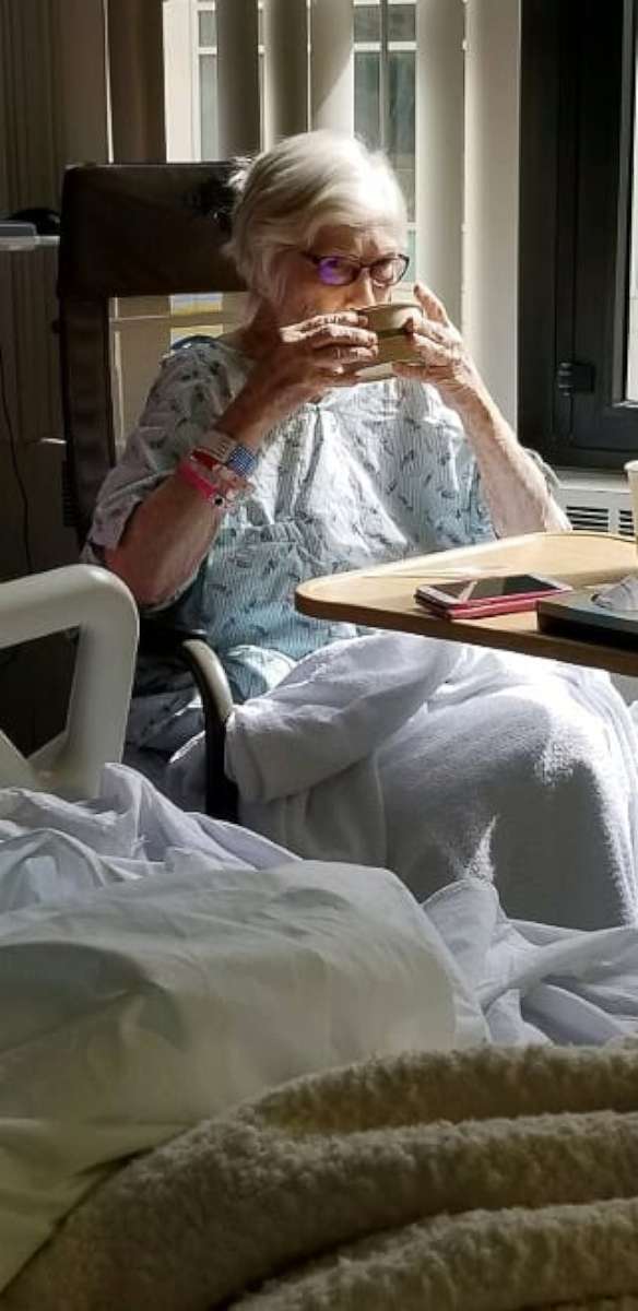 PHOTO: Geneva Wood, 90, of Washington, credits potato soup with helping her beat COVID-19.