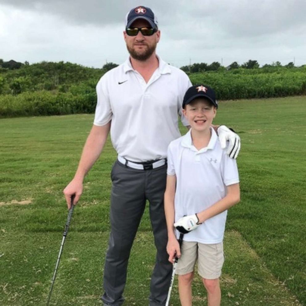 PHOTO: Brandon Smith, who turned 12 years old Saturday, April 11, usually marks the occasion by playing golf or going to an amusement park with his father, Jody Smith. Instead, Brandon decided to draw a world map and asked Twitter users to join the fun.