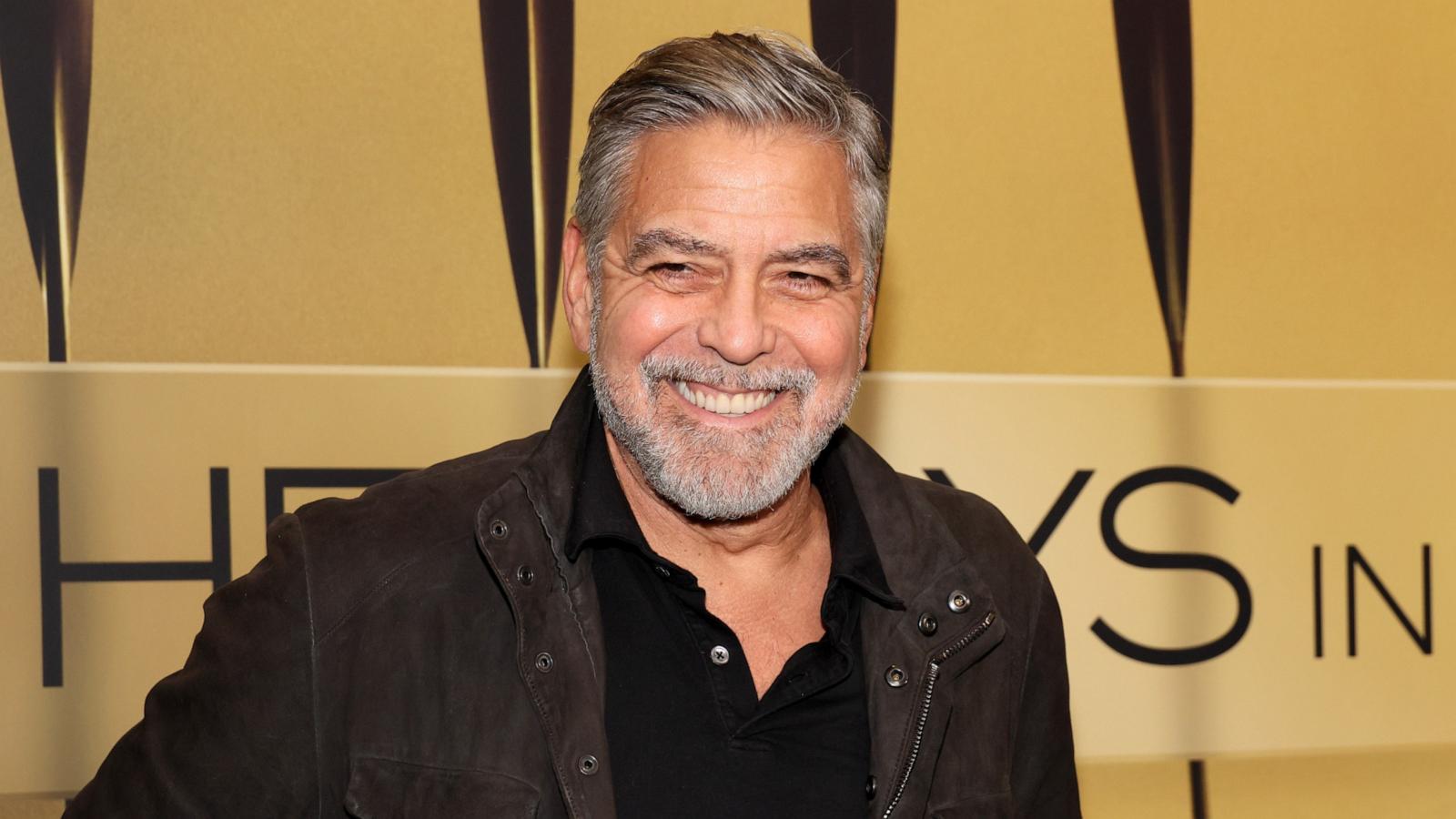 PHOTO: George Clooney attends "The Boys In The Boat" New York Screening at Museum of Modern Art December 13, 2023 in New York City.