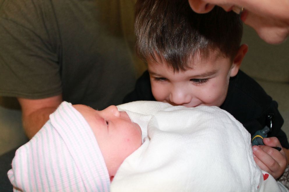 PHOTO: Katherine Brower, now 1 week old, wasn't due to arrive until Sept. 25, but the child came early at 39 weeks, at Candler Hospital in Savannah, Georgia.