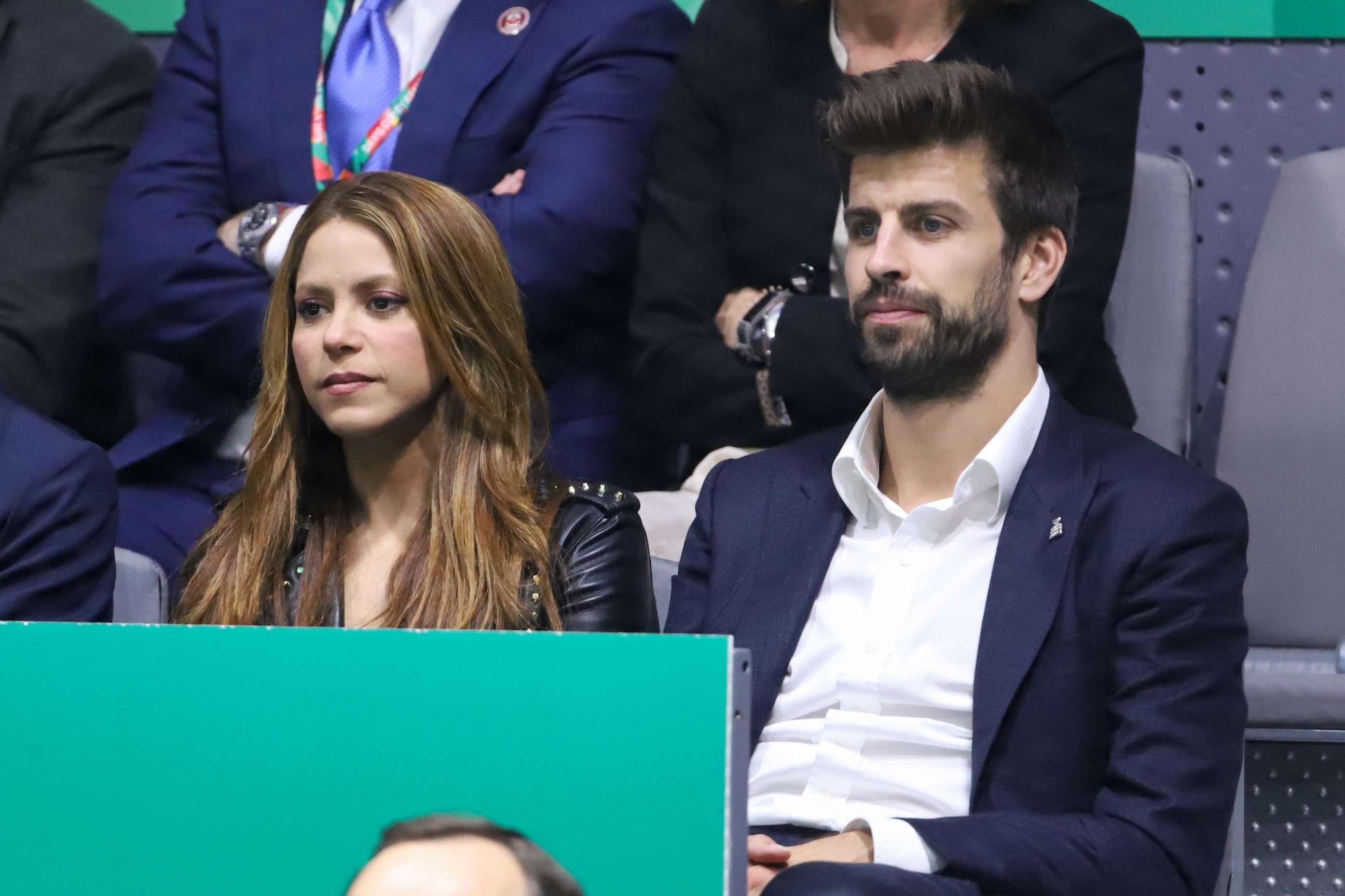 PHOTO: Shakira and Gerard Pique attend the Davis Cup Final, Nov. 24, 2019, in Madrid, Spain.