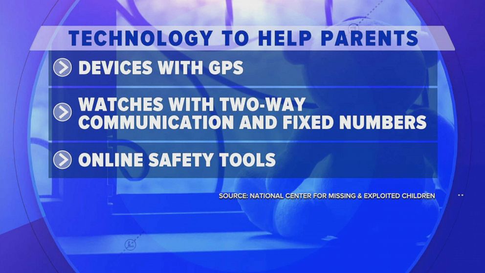 PHOTO: A graphic gives tips for technology that can help parents keep their kids safe.