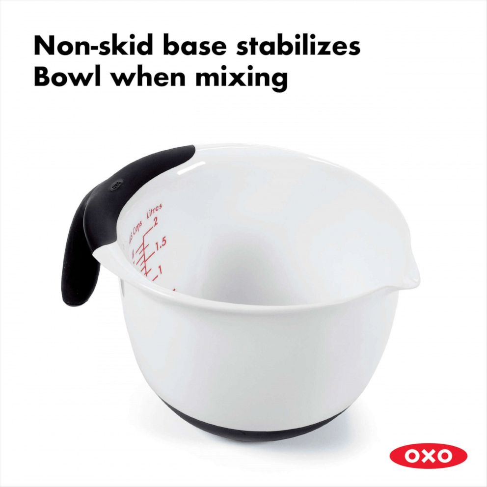 PHOTO: An Oxo mixing bowl with a stabilizing base is perfect for kids.