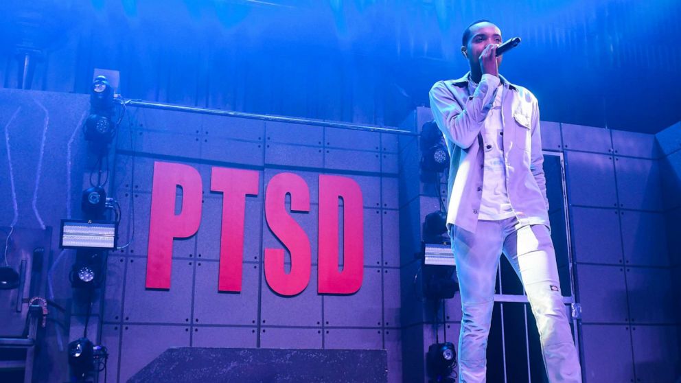 PHOTO: Rapper G Herbo performs during The PTSD Tour In Concert at The Tabernacle on March 11, 2020 in Atlanta, Georgia.