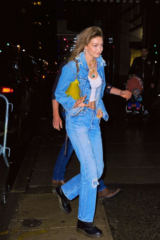 PHOTO: Gigi Hadid is pictured in Manhattan on  April 22, 2019, in New York.