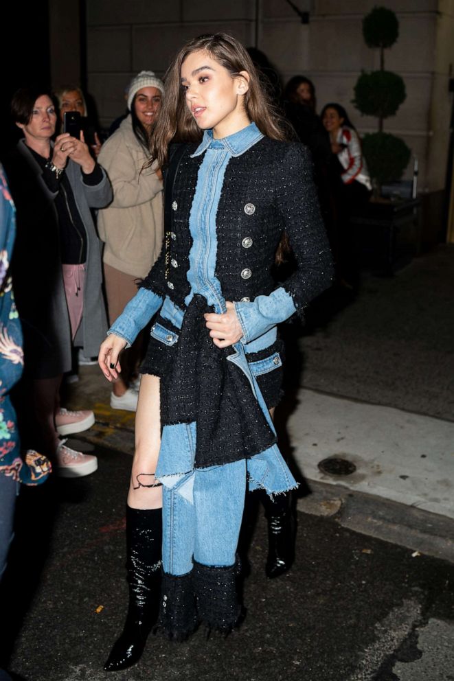 PHOTO: Hailee Steinfeld attends Gigi Hadid's 24th Birthday at L'Avenue in Midtown on April 22, 2019, in New York.