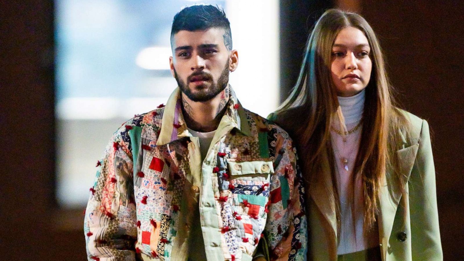 PHOTO: Zayn Malik and Gigi Hadid are seen in NoHo, Jan. 11, 2020 in New York City.