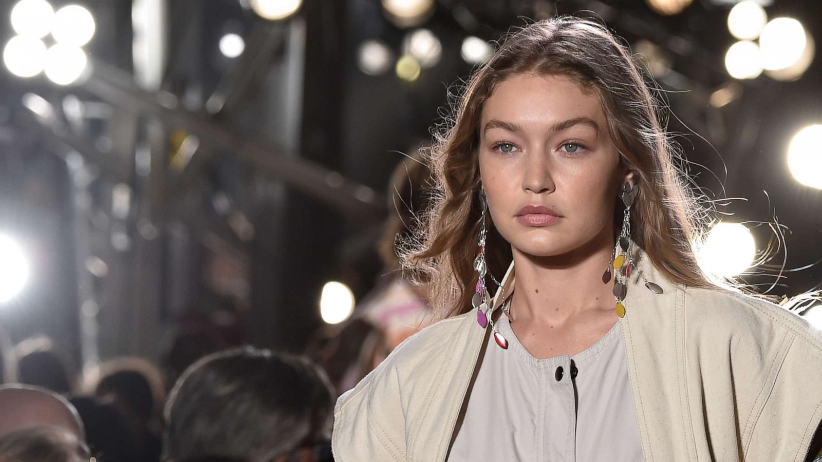 PHOTO: Gigi Hadid walks the runway during the Isabel Marant Womenswear Spring/Summer 2020 show as part of Paris Fashion Week, Sept. 26, 2019, in Paris.