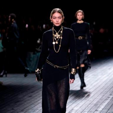 PHOTO: Gigi Hadid walks the runway during the Chanel Ready to Wear Fall/Winter 2024-2025 fashion show as part of the Paris Fashion Week on March 5, 2024 in Paris.