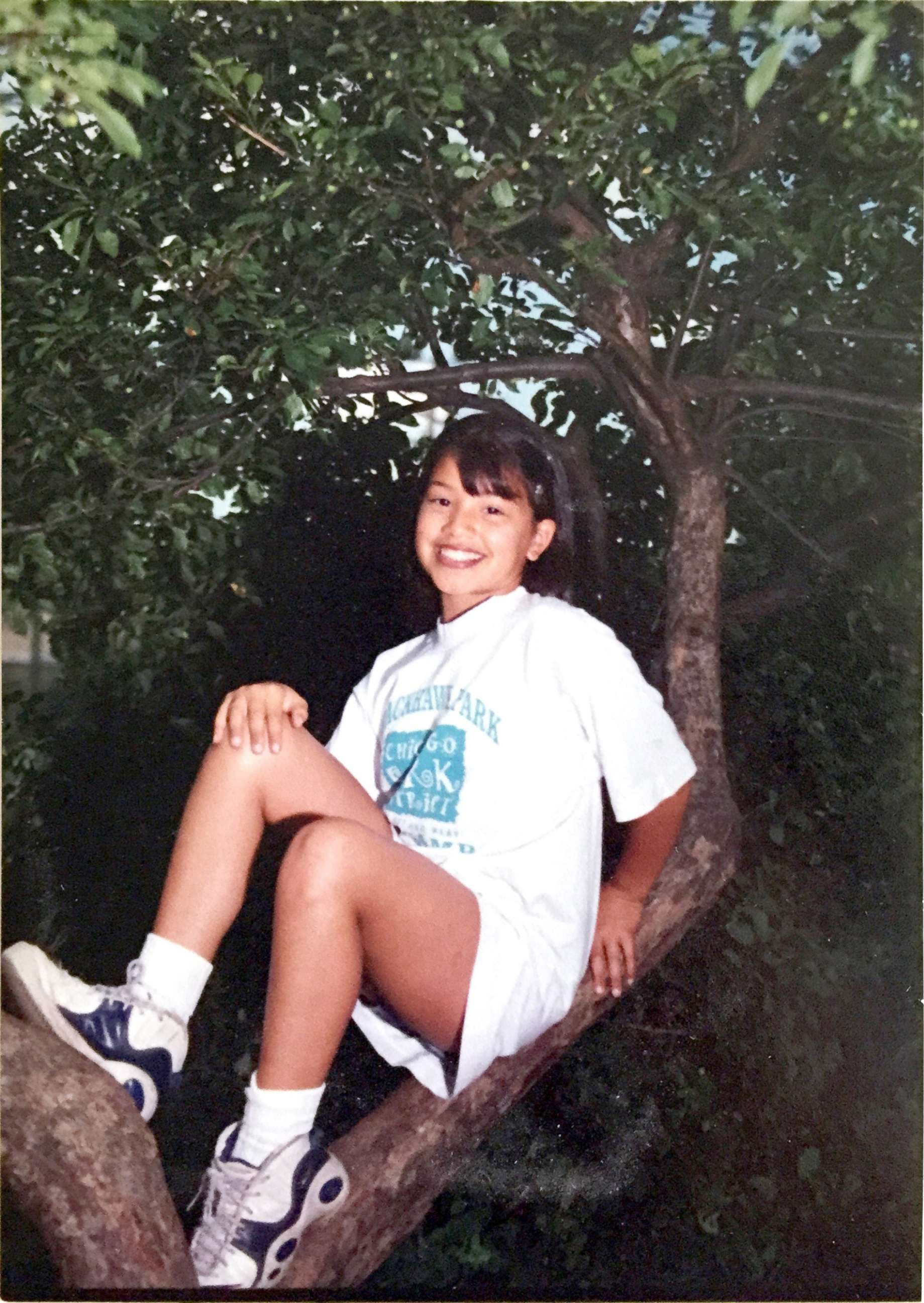 PHOTO: Gina Rodriguez, age 15 at summer camp in Chicago.