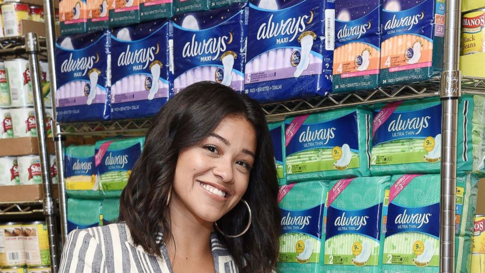 PHOTO: Gina Rodriguez kicks off Always #EndPeriodPoverty campaign to keep girls in school, Aug. 07, 2018.