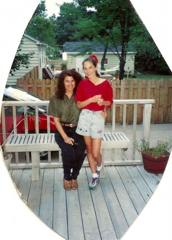 PHOTO: A younger Ginger Zee is pictured with her mother.