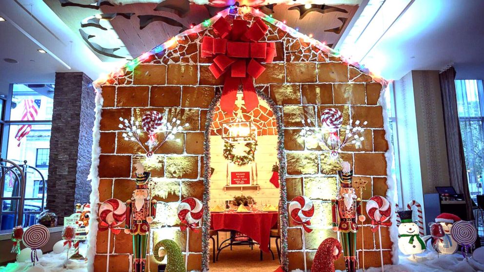 Life Size Gingerbread House Lets Guests Host Sweet Parties Gma