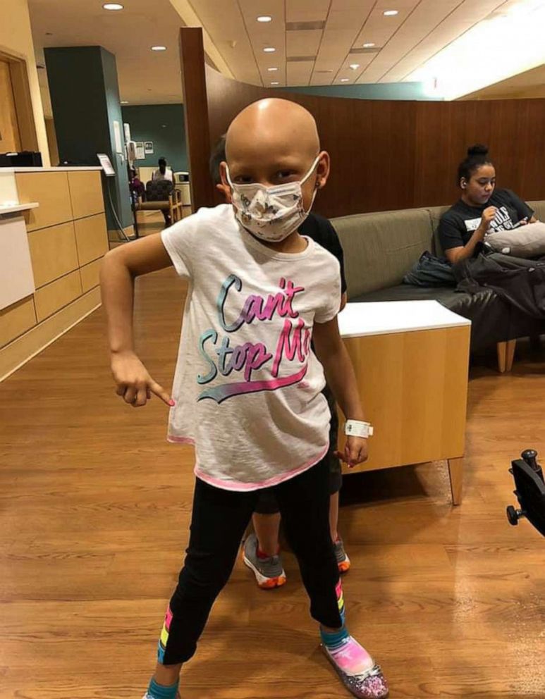 Zoe Figueroa, 8, celebrated being cancer-free with a birthday party-turned charity event in California to help her friends who are fighting the same fight that she fought and won.