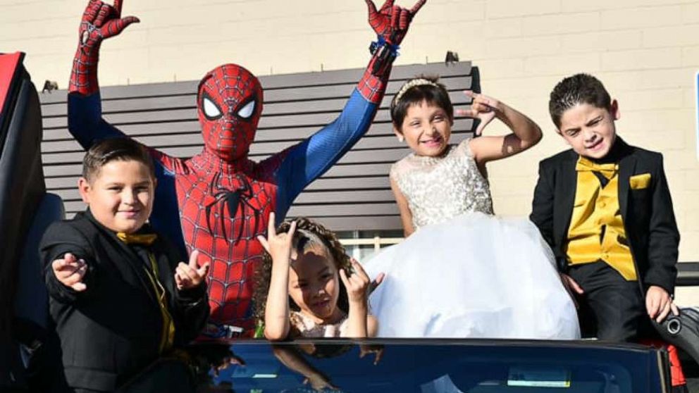 PHOTO: Zoe Figueroa, 8, is seen at her party in San Diego, California, celebrating her birthday and being cancer-free with her brothers Zach, 11 and Zayden, 7 and sister Zandrea, 5.