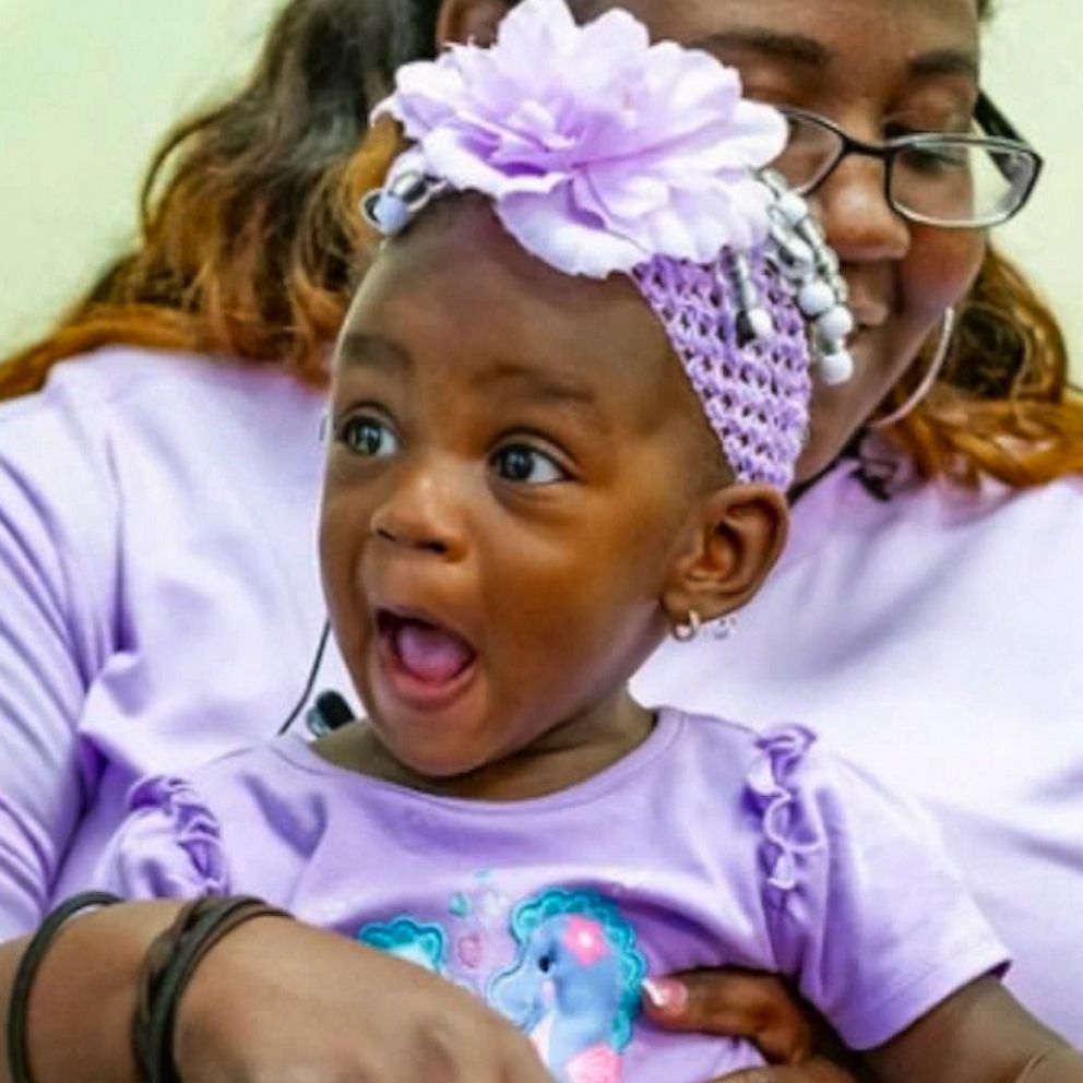 VIDEO: The incredible moment a deaf toddler hears her mom say 'I love you' for the 1st time 