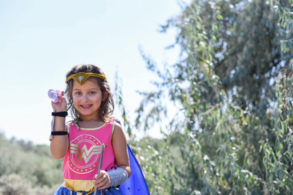 PHOTO: Aliyah Arambul's photo shoot celebrating her eye injury recovery was styled by her mom, Jessie Arambul, of Pasco, Washington.