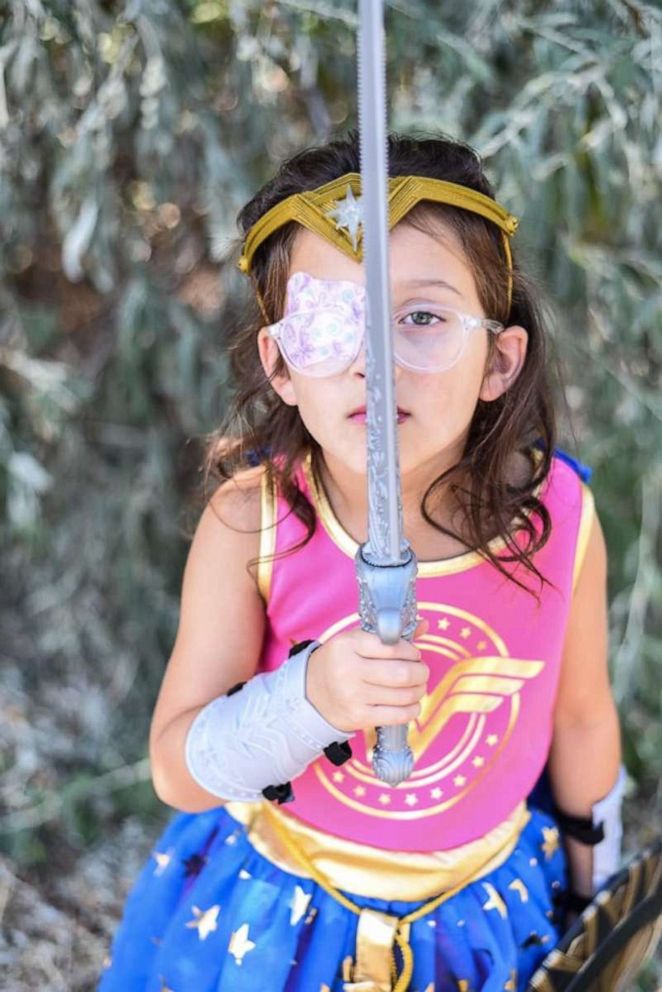 PHOTO: Aliyah Arambul's photo shoot celebrating her eye injury recovery was styled by her mom, Jessie Arambul, of Pasco, Washington.