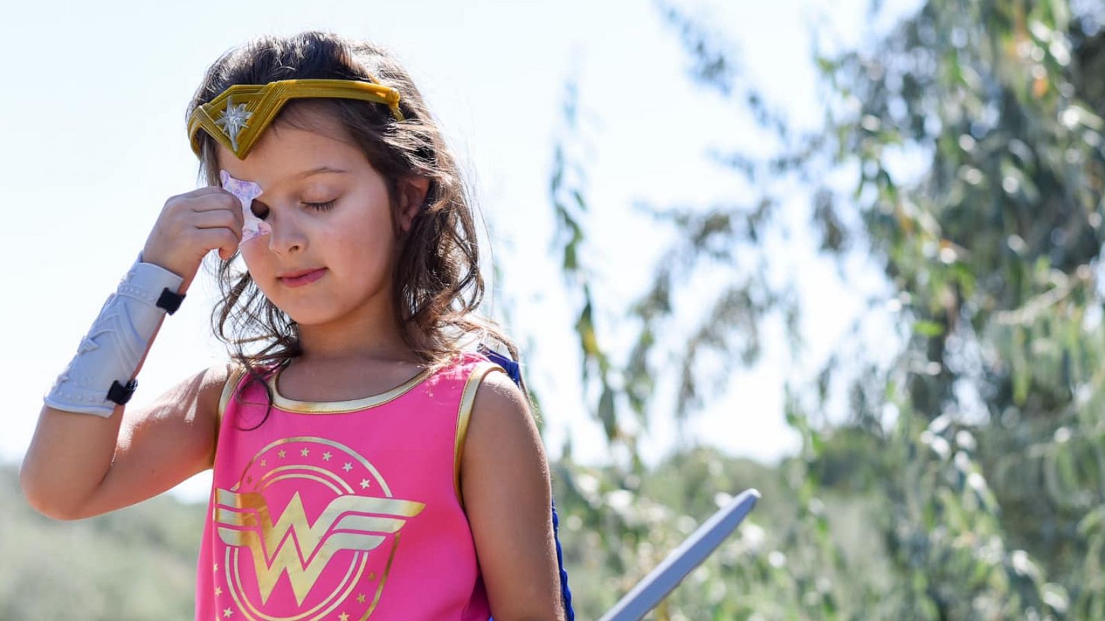 PHOTO: Aliyah Arambul's photo shoot celebrating her eye injury recovery was styled by her mom, Jessie Arambul, of Pasco, Washington.