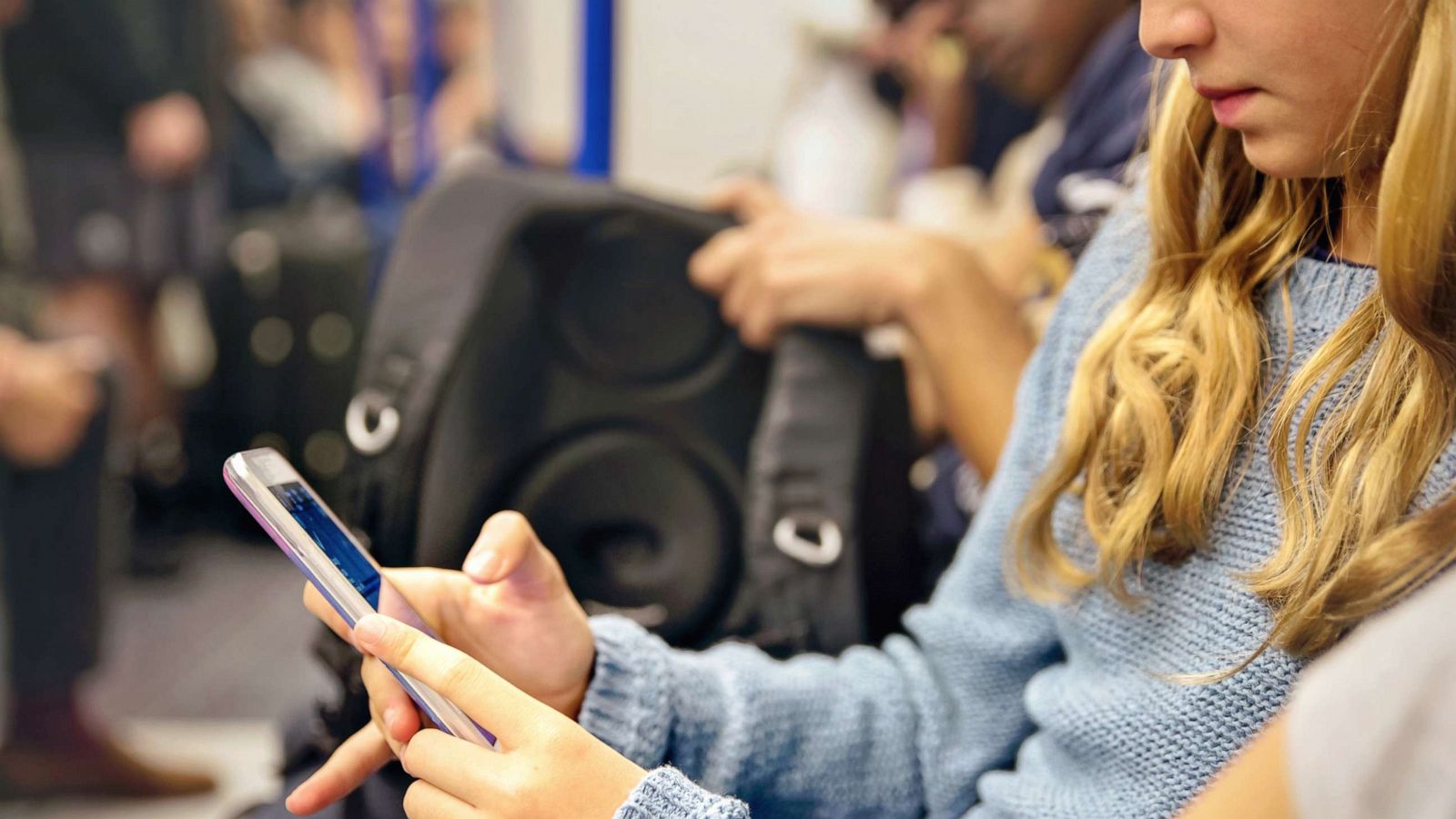 PHOTO: A girl uses a cellphone in this undated stock photo.