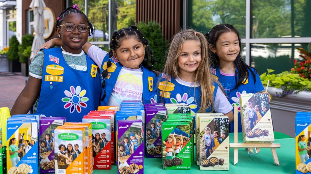 PHOTO: The Girl Scouts cookie season typically kicks off in January and wraps up in April.