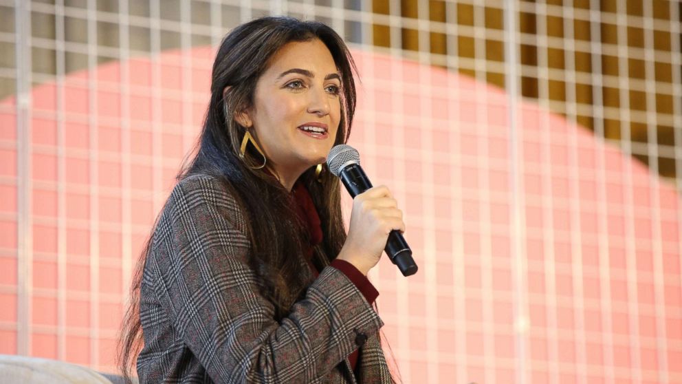 PHOTO: Jennifer Hyman speaks onstage at Girlboss Rally NYC 2018 at Knockdown Center on Nov. 18, 2018, in Maspeth, N.Y.