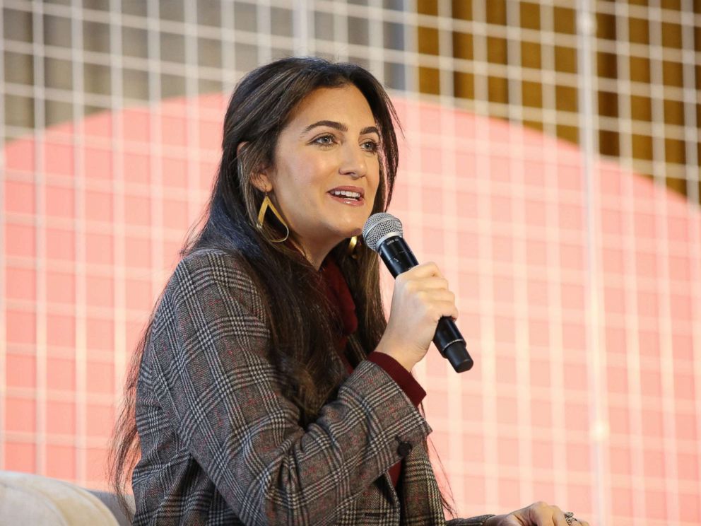 PHOTO: Jennifer Hyman speaks onstage at Girlboss Rally NYC 2018 at Knockdown Center on Nov. 18, 2018, in Maspeth, N.Y.